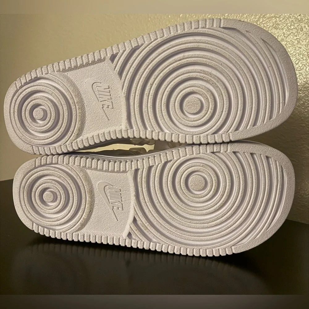 Nike Icon Classic Platform Sandals White Pure Platinum Size 10 | Chunky Strappy